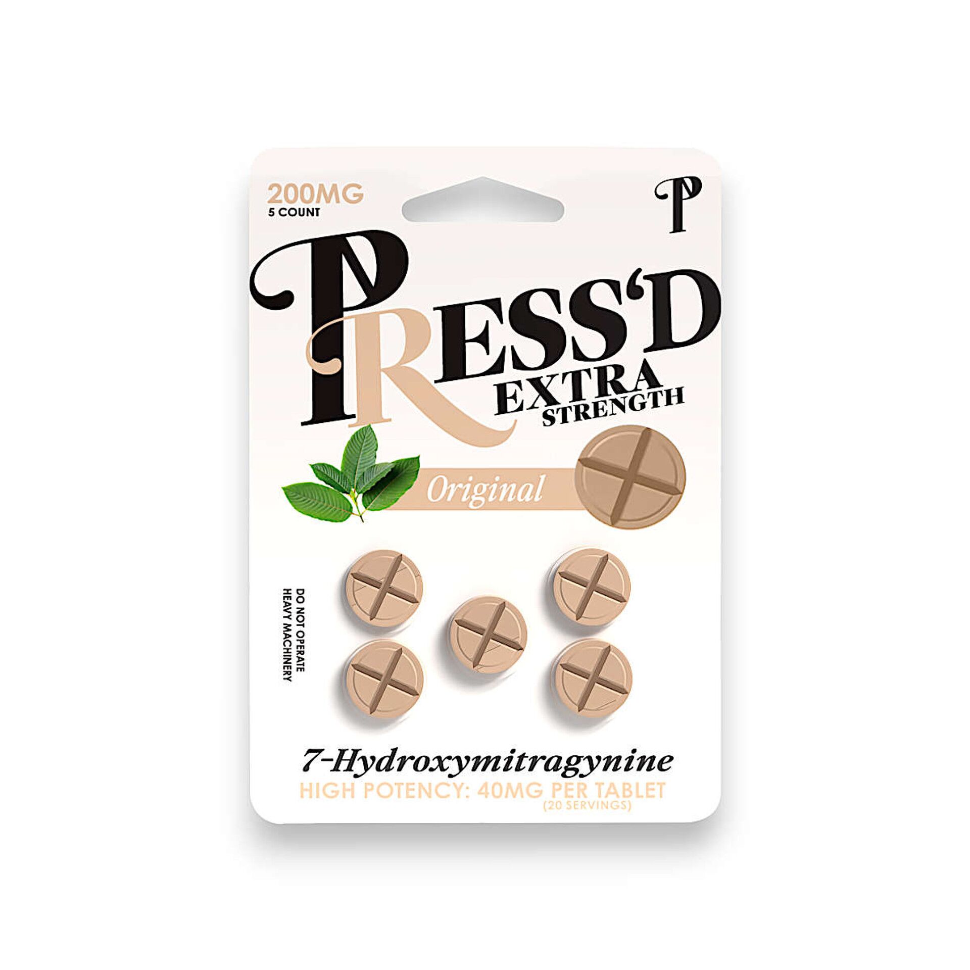 Press'D Kratom 7-OH Extra Strength Tablets Flavored 40mg | Image 4 | Press’D Kratom 7-OH Extra Strength Tablets Flavored 40mg