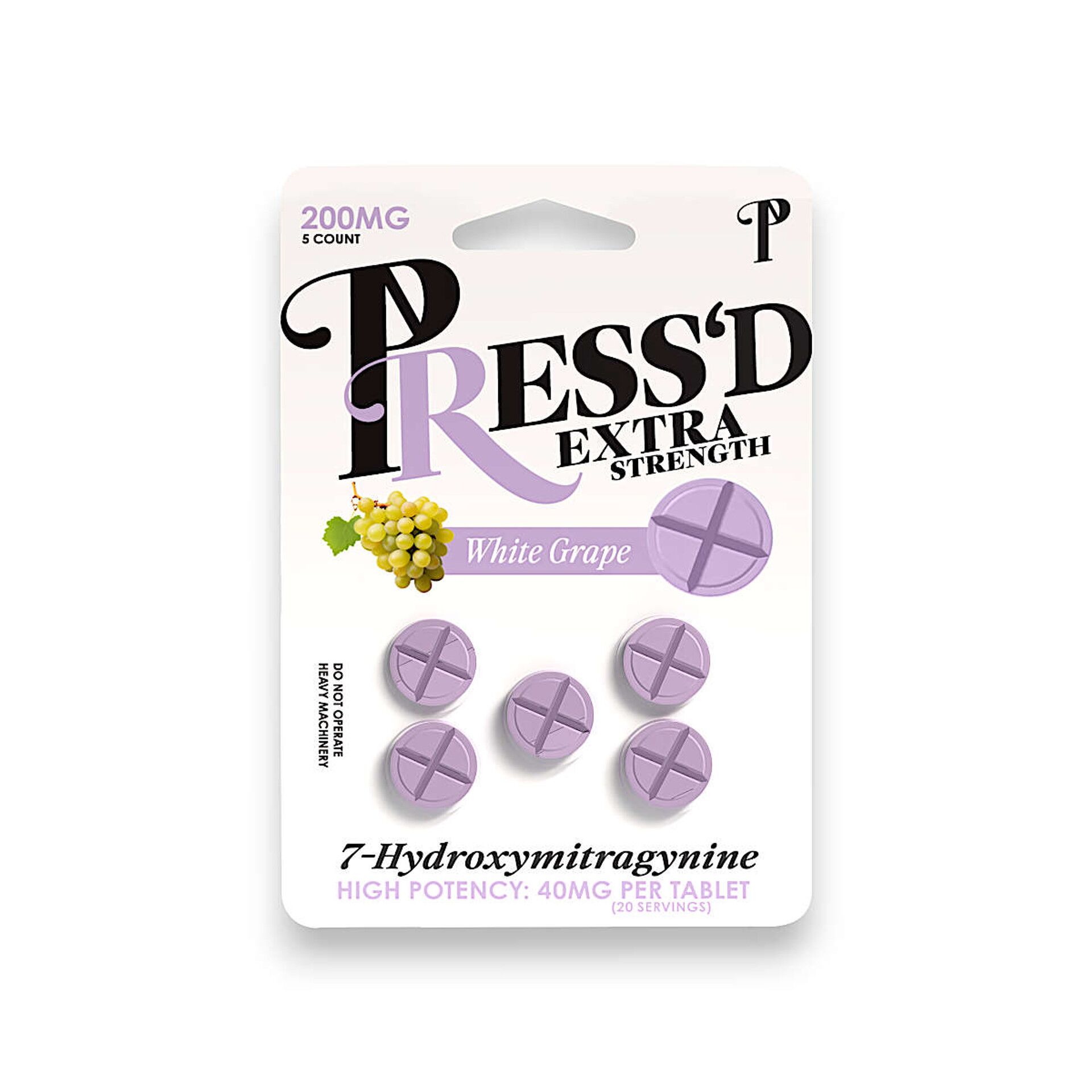 Press'D Kratom 7-OH Extra Strength Tablets Flavored 40mg | Image 3 | Press’D Kratom 7-OH Extra Strength Tablets Flavored 40mg