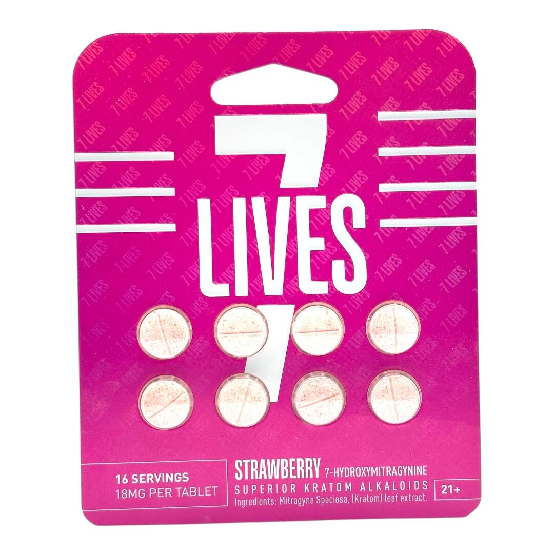 7 Lives 7-OH Kratom Tablets | Image 2 | 7 Lives 7-OH Kratom Tablets