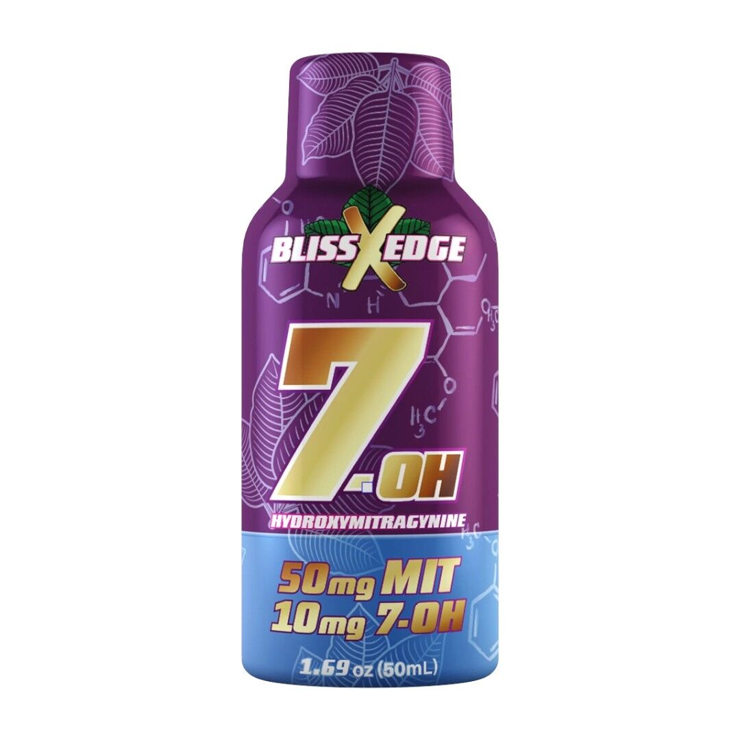 Bliss Edge 7OH Shot 50mg MIT & 10mg-7-OH 50mL | Image 1 | Bliss Edge 7OH Shot 50mg MIT & 10mg-7-OH 50mL