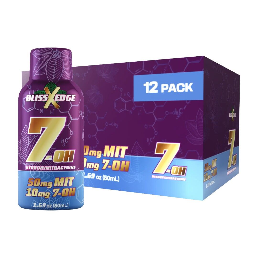 Bliss Edge 7OH Shot 50mg MIT & 10mg-7-OH 50mL | Image 3 | Bliss Edge 7OH Shot 50mg MIT & 10mg-7-OH 50mL