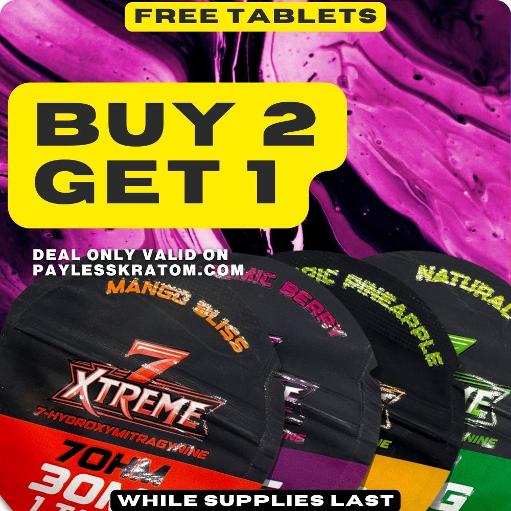7 Xtreme 7-OH 30mg Flavored Tablets Deal (DEAL BUY 2 GET 1) | Image 1 | 7 Xtreme 7-OH 30mg Flavored Tablets Deal (DEAL BUY 2 GET 1)