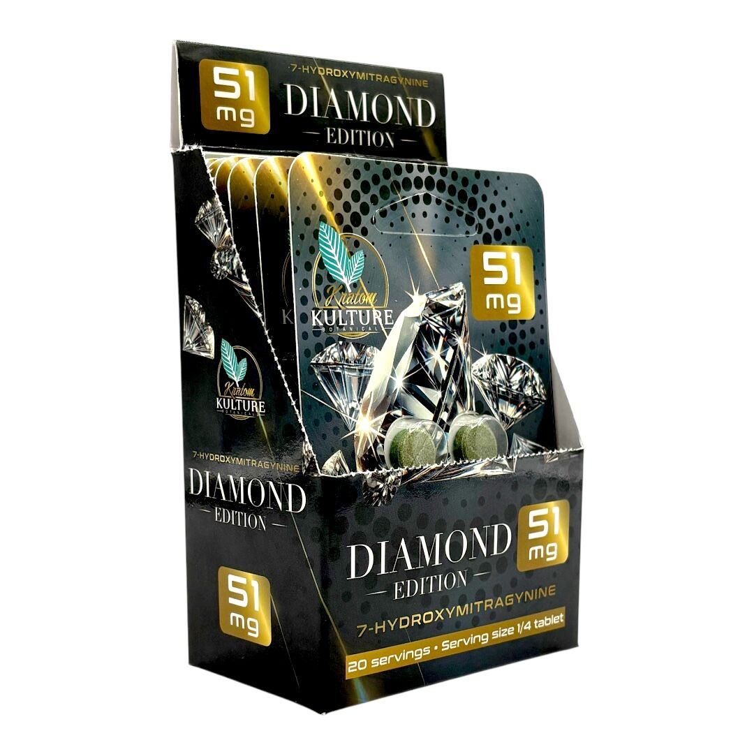 Kratom Kulture 7-OH Diamond 51mg | Image 2 | Kratom Kulture 7-OH Diamond 51mg