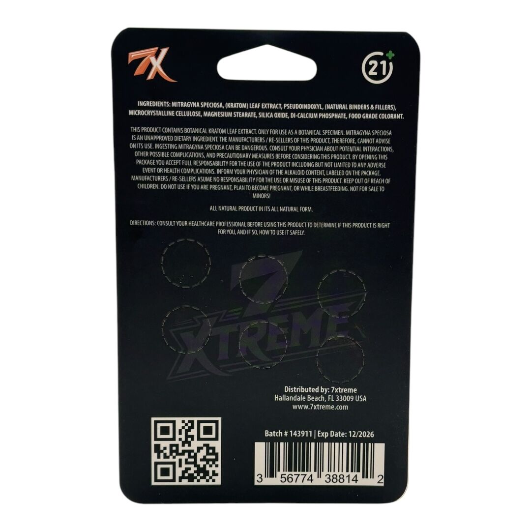 7 Xtreme 7-OH Pseudo 30mg Tablets | Image 3 | 7 Xtreme 7-OH Pseudo 30mg Tablets