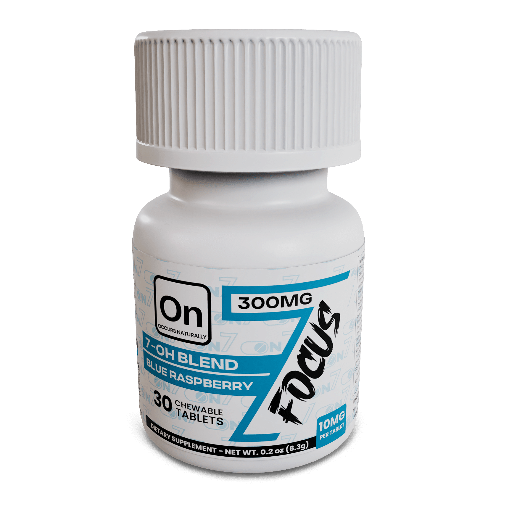 On7 7-Hydroxy + Pseudo Focus Tablets - Blue Raspberry 30ct | Image 5 | On7 7-Hydroxy + Pseudo Focus Tablets – Blue Raspberry 30ct