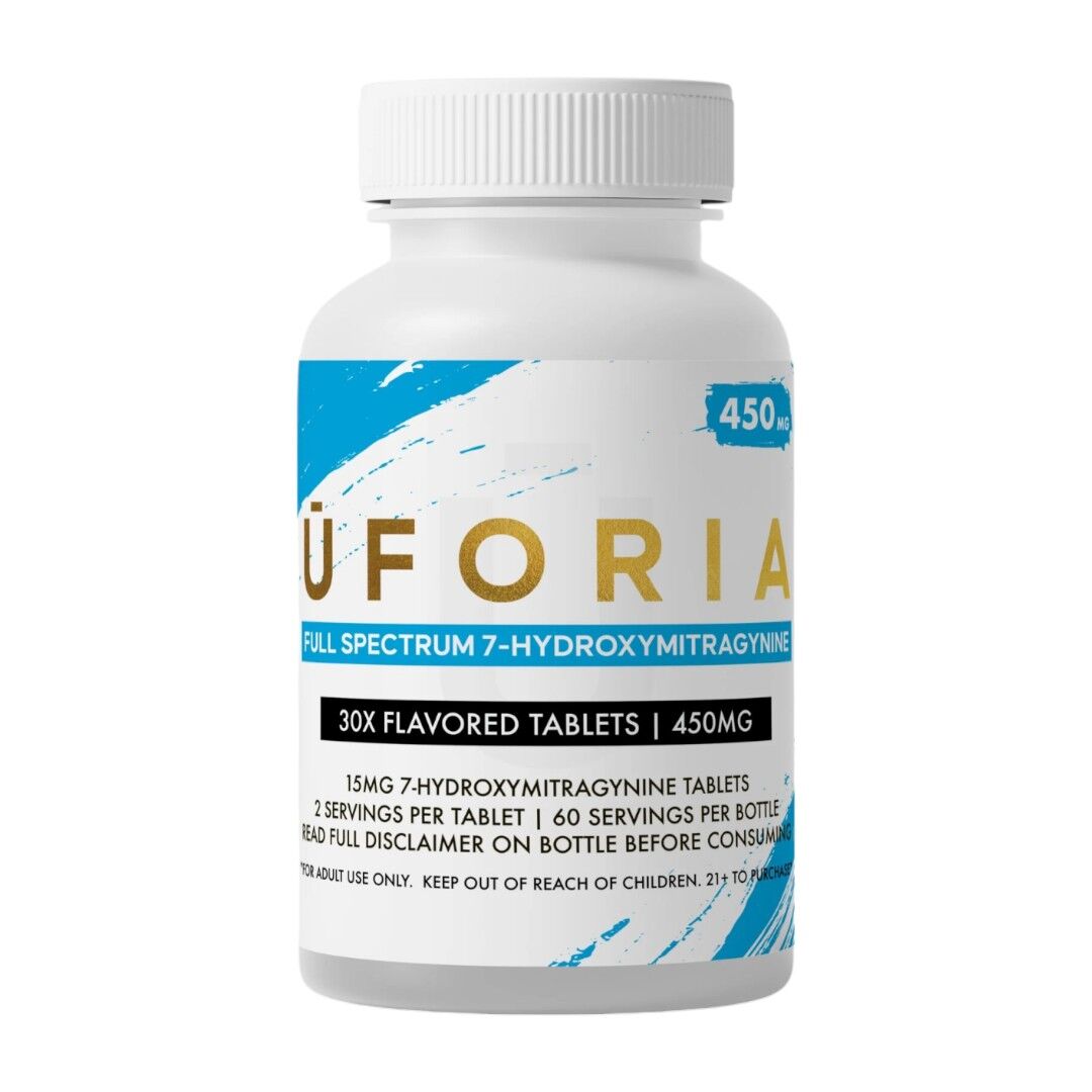 UFORIA 7-OH 450mg Bottle 30x15mg Tablets | Image 1 | UFORIA 7-OH 450mg Bottle 30x15mg Tablets