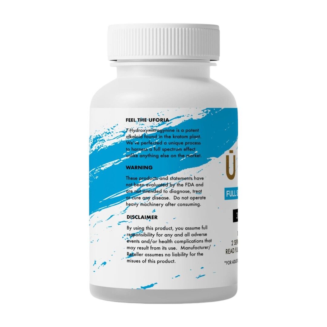 UFORIA 7-OH 450mg Bottle 30x15mg Tablets | Image 4 | UFORIA 7-OH 450mg Bottle 30x15mg Tablets