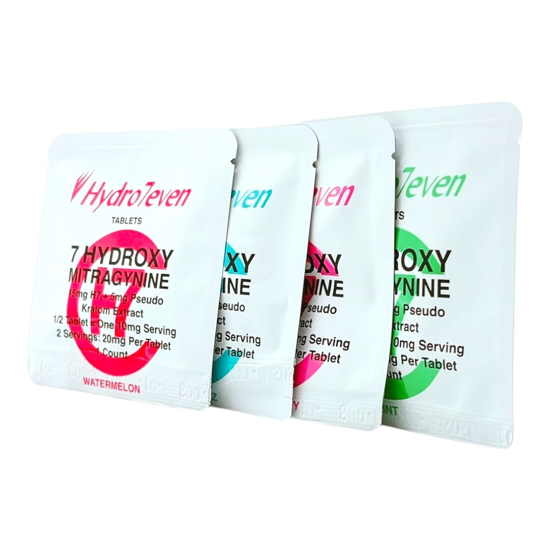 Hydro7even 7-OH Pseduo Tablets Flavored 20mg | Image 1 | Hydro7even 7-OH Pseduo Tablets Flavored 20mg