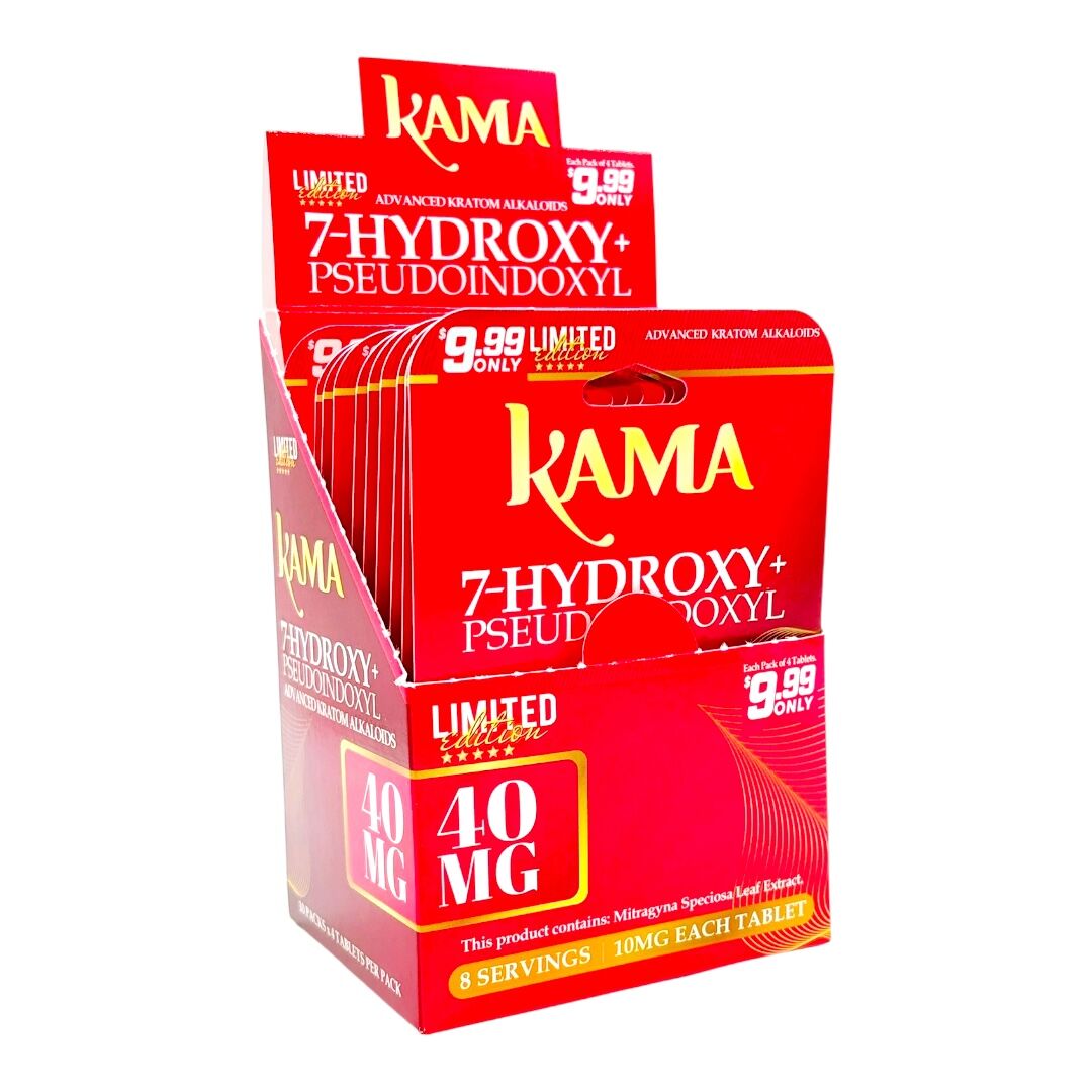 Kama 7-OH + Pseudo Limited Edition Flavored Tablets 10mg x 4ct | Image 12 | Kama 7-OH + Pseudo Limited Edition Flavored Tablets 10mg x 4ct