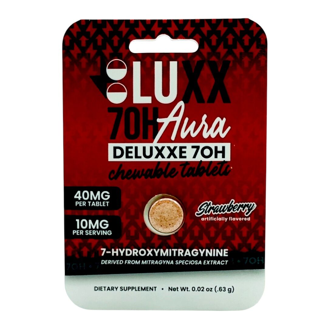 LUXX 7-OH Aura Deluxe Flavored Tablets 40mg | Image 5 | LUXX 7-OH Aura Deluxe Flavored Tablets 40mg