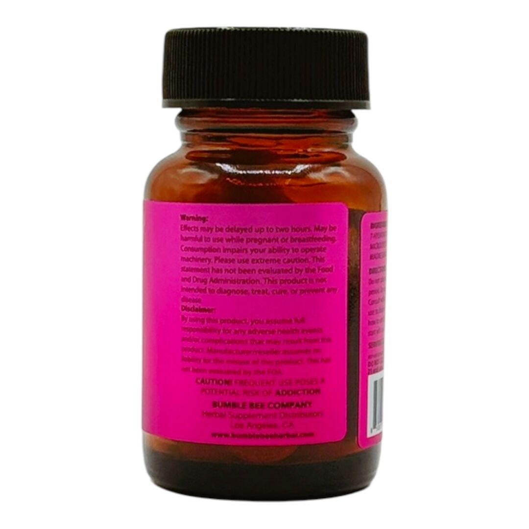 Bumble Bee Buzz Tabz Strawberry Extreme 7-OH Tablets 60mg | Image 6 | Bumble Bee Buzz Tabz Strawberry Extreme 7-OH Tablets 60mg