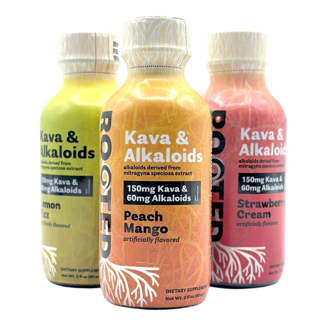 Rooted Kava & Alkaloids Flavored Shot 60mL