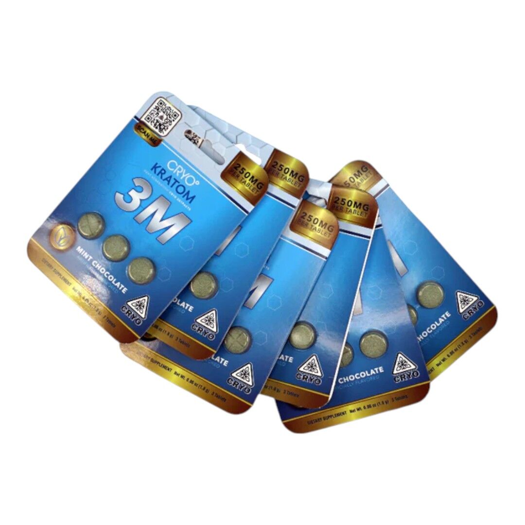 Cryo Kratom 3M Flavored Tablets Beyond 7 250mg x 3ct | Image 2 | Cryo Kratom 3M Flavored Tablets Beyond 7 250mg x 3ct