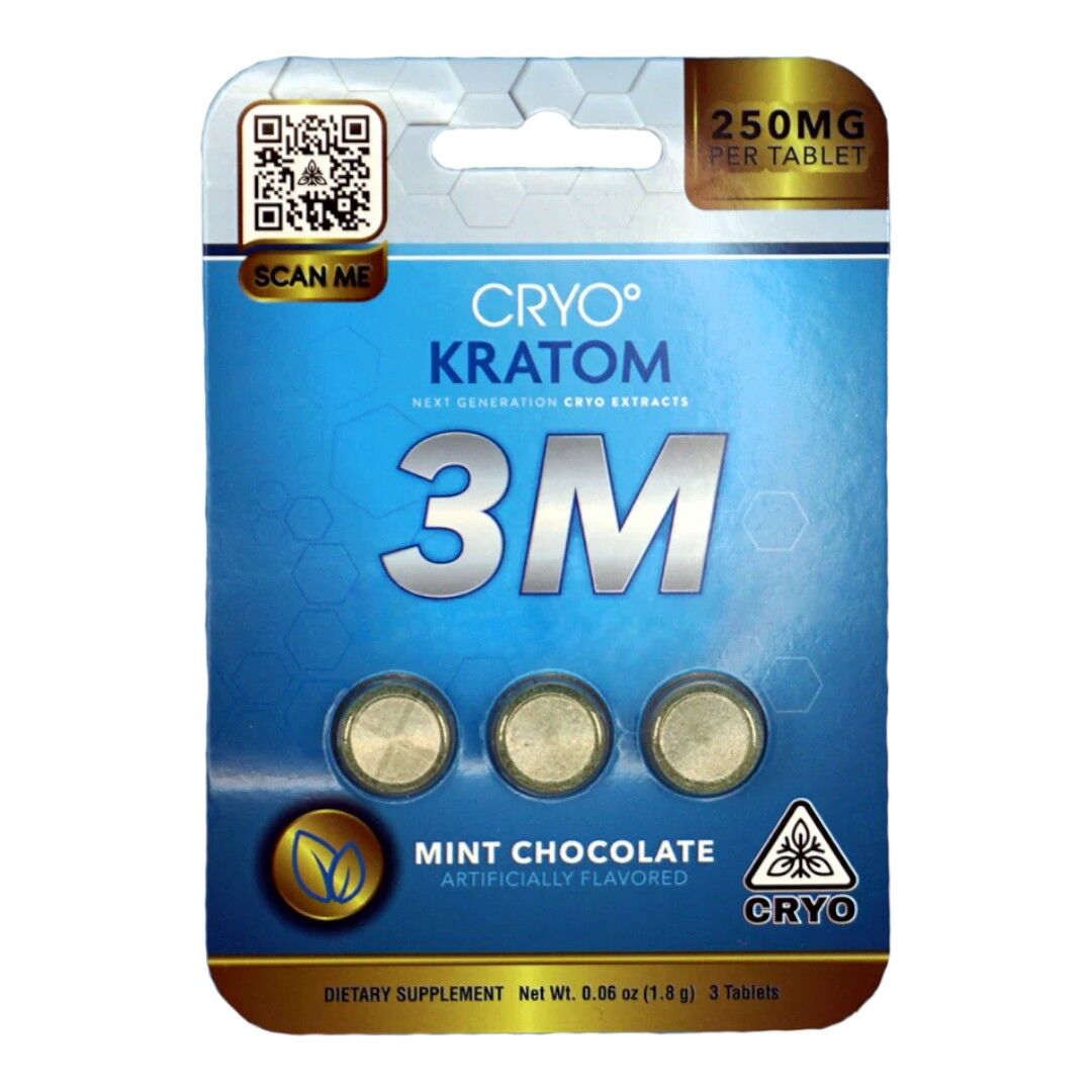 Cryo Kratom 3M Flavored Tablets Beyond 7 250mg x 3ct | Image 1 | Cryo Kratom 3M Flavored Tablets Beyond 7 250mg x 3ct