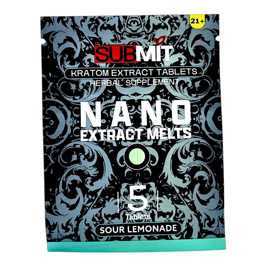 Submit Sour Lemonade Nano Kratom Melts Green