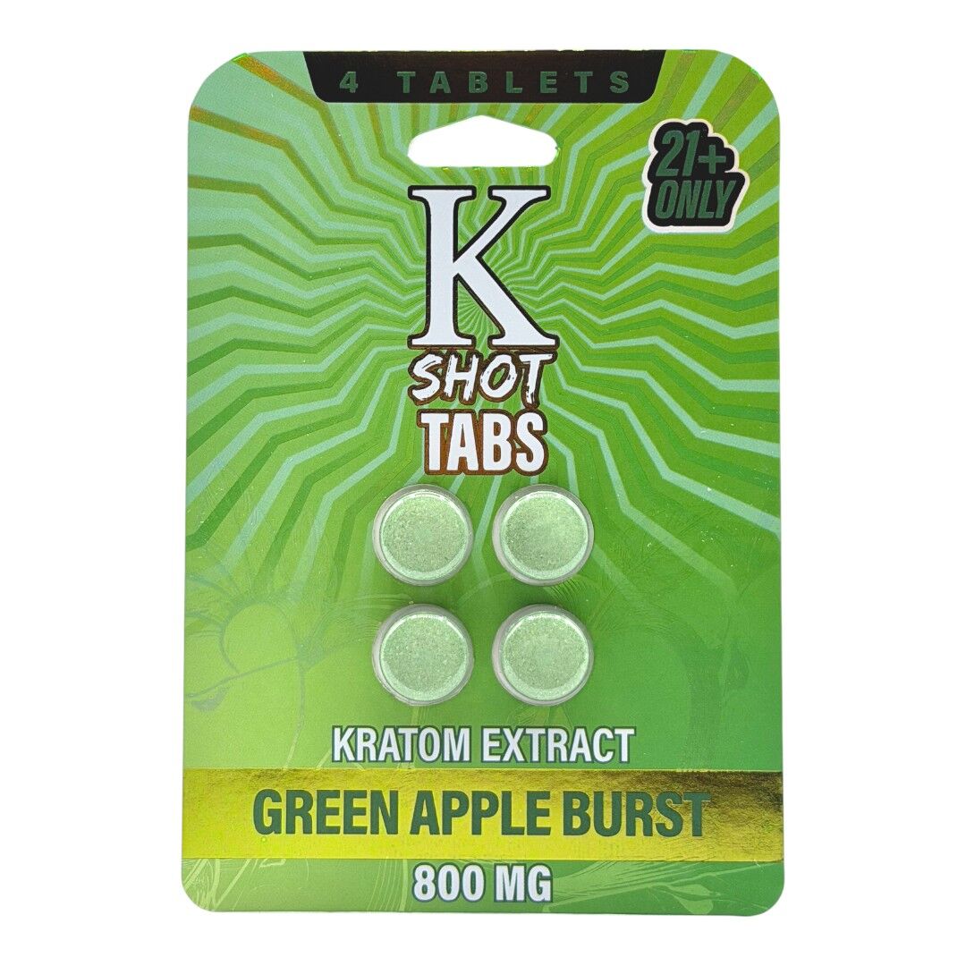 KShot Tabs Flavored Kratom Tablets 200mg x 4ct | Image 4 | KShot Tabs Flavored Kratom Tablets 200mg x 4ct