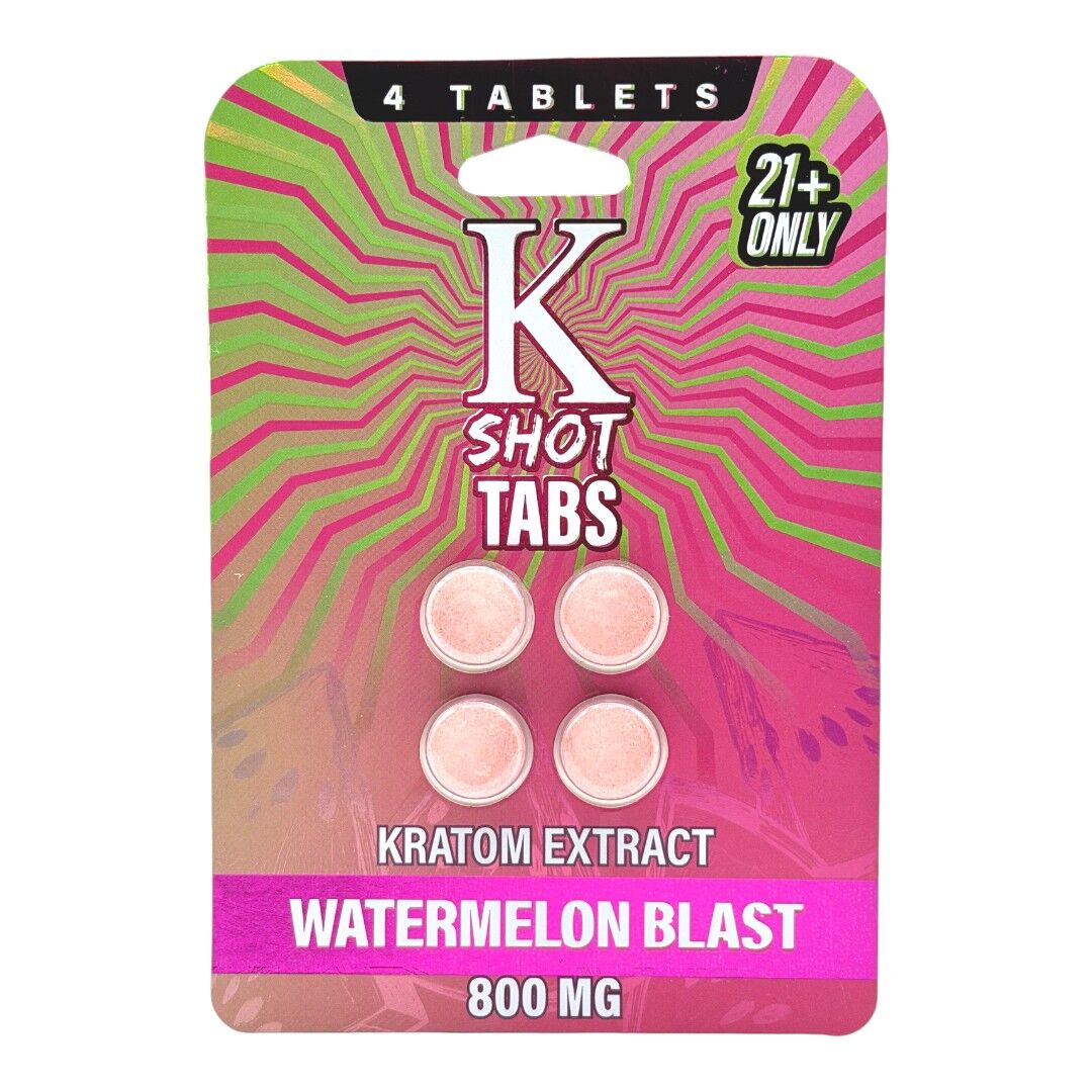 KShot Tabs Flavored Kratom Tablets 200mg x 4ct | Image 6 | KShot Tabs Flavored Kratom Tablets 200mg x 4ct