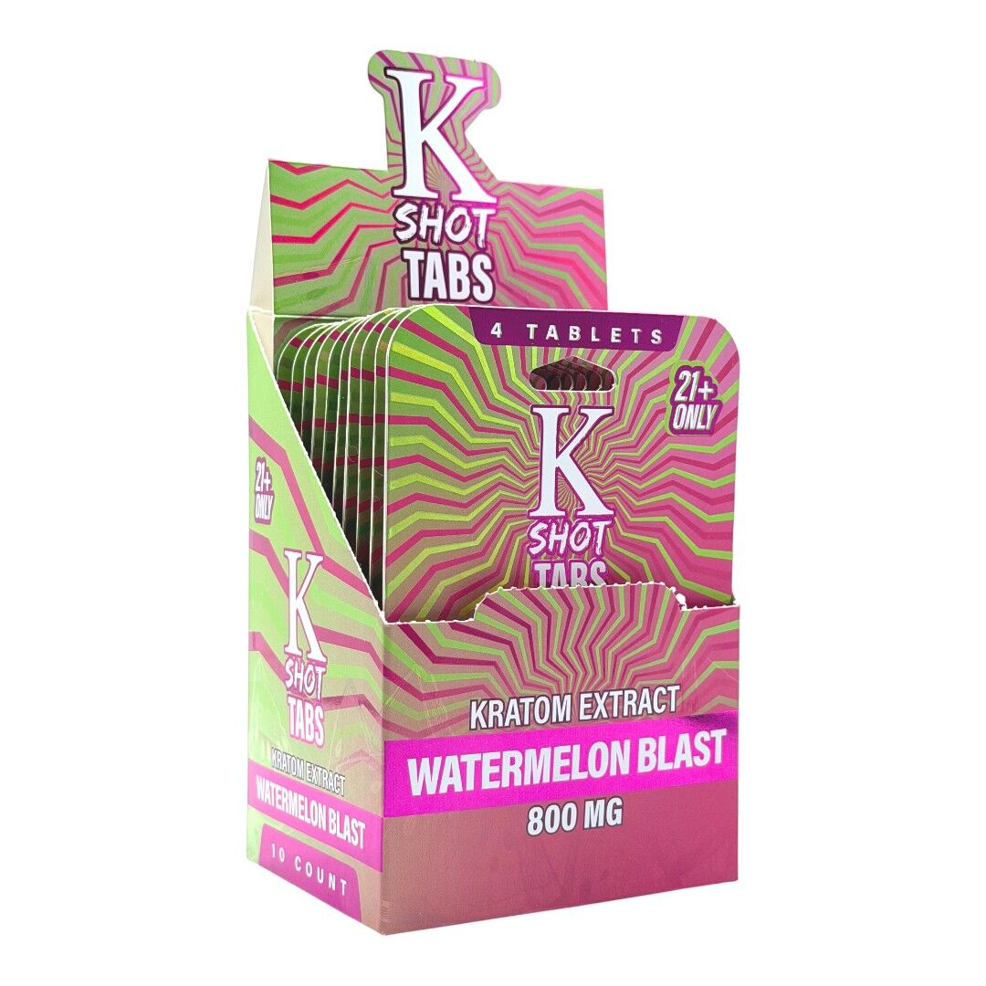 KShot Tabs Flavored Kratom Tablets 200mg x 4ct | Image 9 | KShot Tabs Flavored Kratom Tablets 200mg x 4ct
