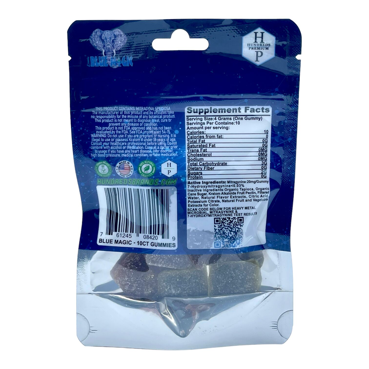 Blue Magic Full Spectrum Kratom Gummies | Image 2 | Blue Magic Full Spectrum Kratom Gummies