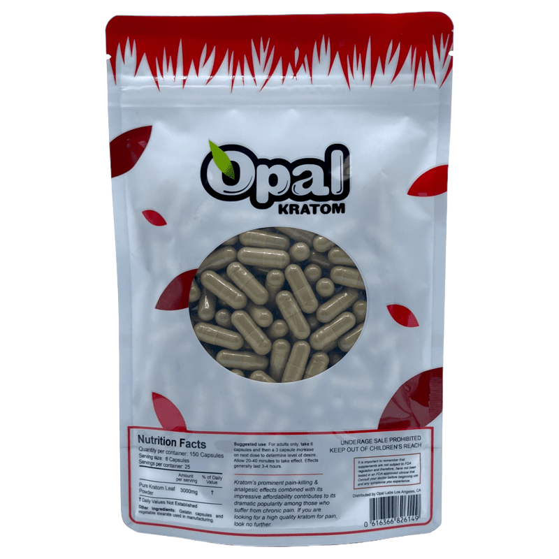 Opal Kratom Premium Borneo Kratom Capsule | Image 2 | Opal Kratom Premium Borneo Kratom Capsule