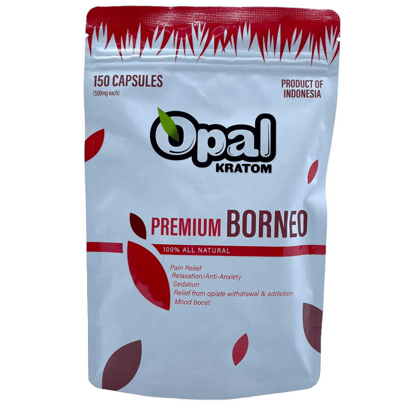 Opal Kratom Premium Borneo Kratom Capsule | Image 1 | Opal Kratom Premium Borneo Kratom Capsule