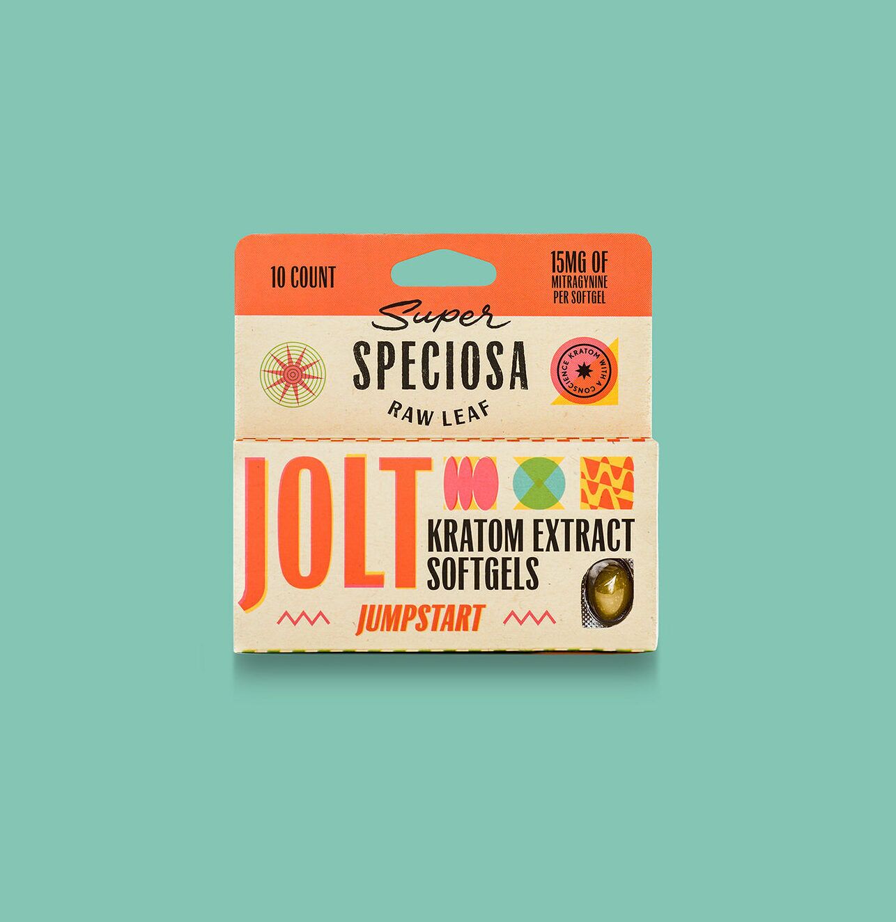 Super Speciosa Jolt Kratom Extract Softgels | Image 1 | Super Speciosa Jolt Kratom Extract Softgels