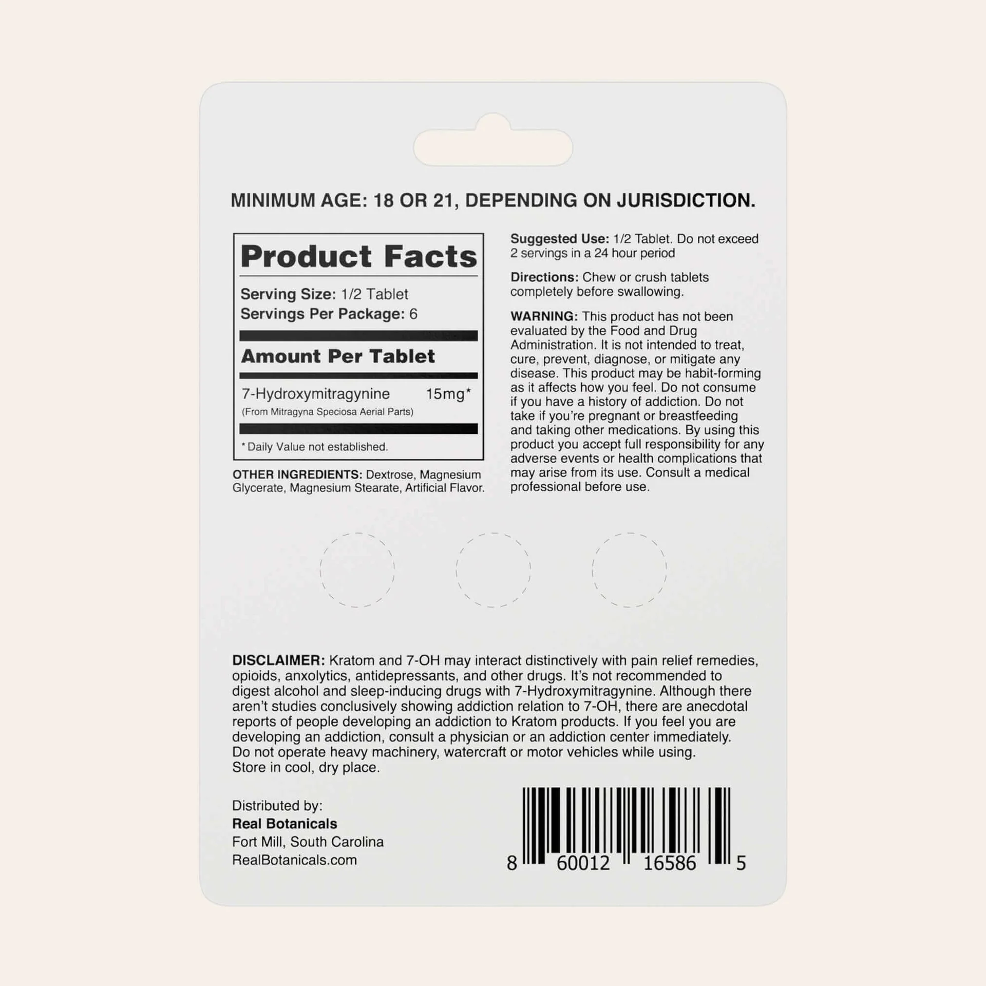 Real Botanicals 7-Hydro Pills | Image 5 | Real Botanicals 7-Hydro Pills