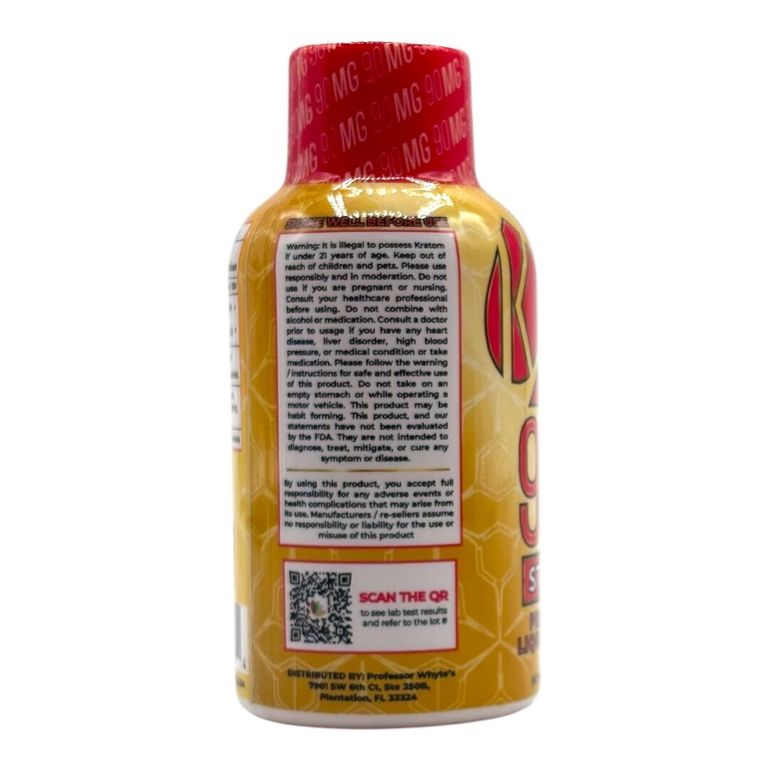 K Plex Ultimate Gold Liquid Kratom Extract Flavored 90mg MIT | Image 7 | K Plex Ultimate Gold Liquid Kratom Extract Flavored 90mg MIT