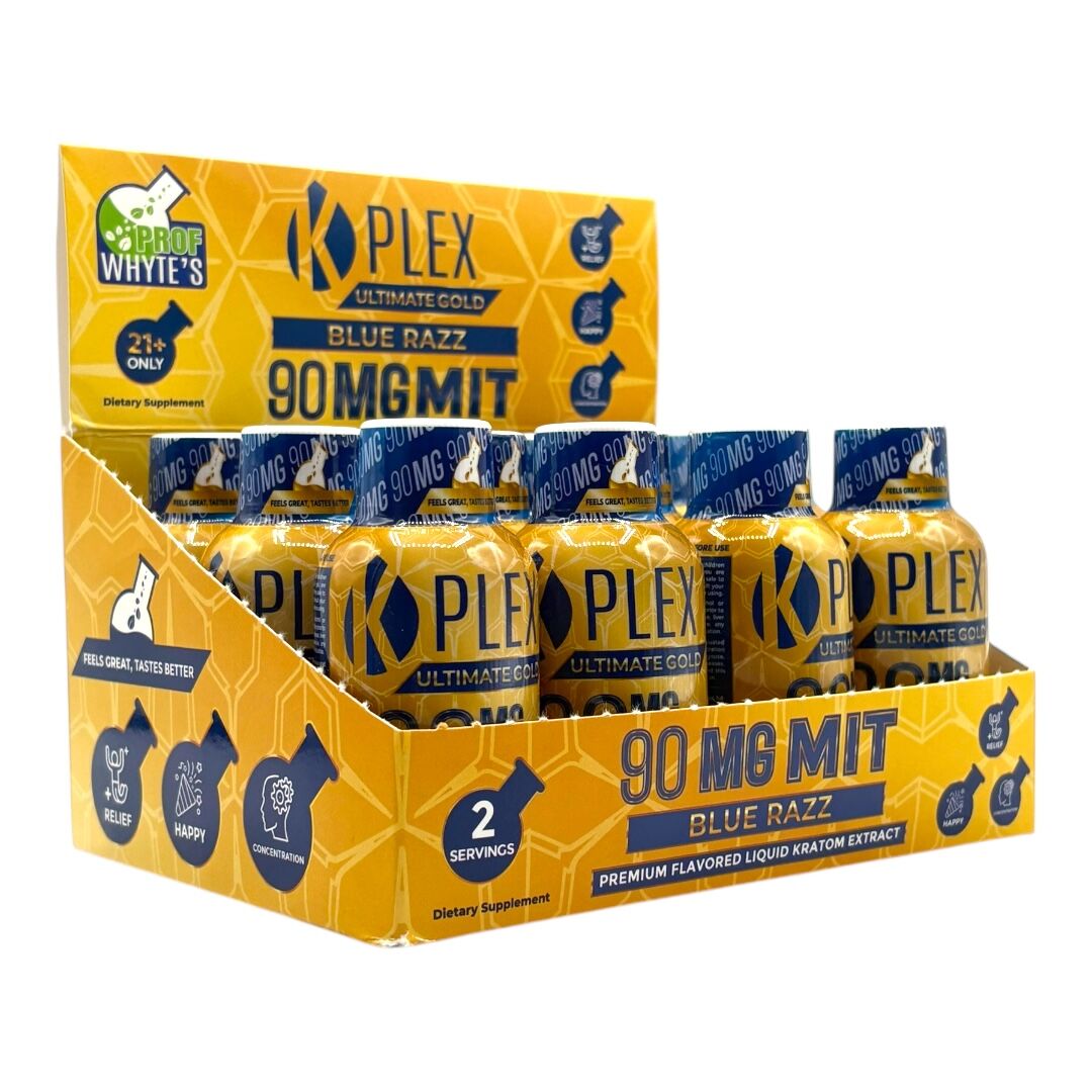 K Plex Ultimate Gold Liquid Kratom Extract Flavored 90mg MIT | Image 8 | K Plex Ultimate Gold Liquid Kratom Extract Flavored 90mg MIT