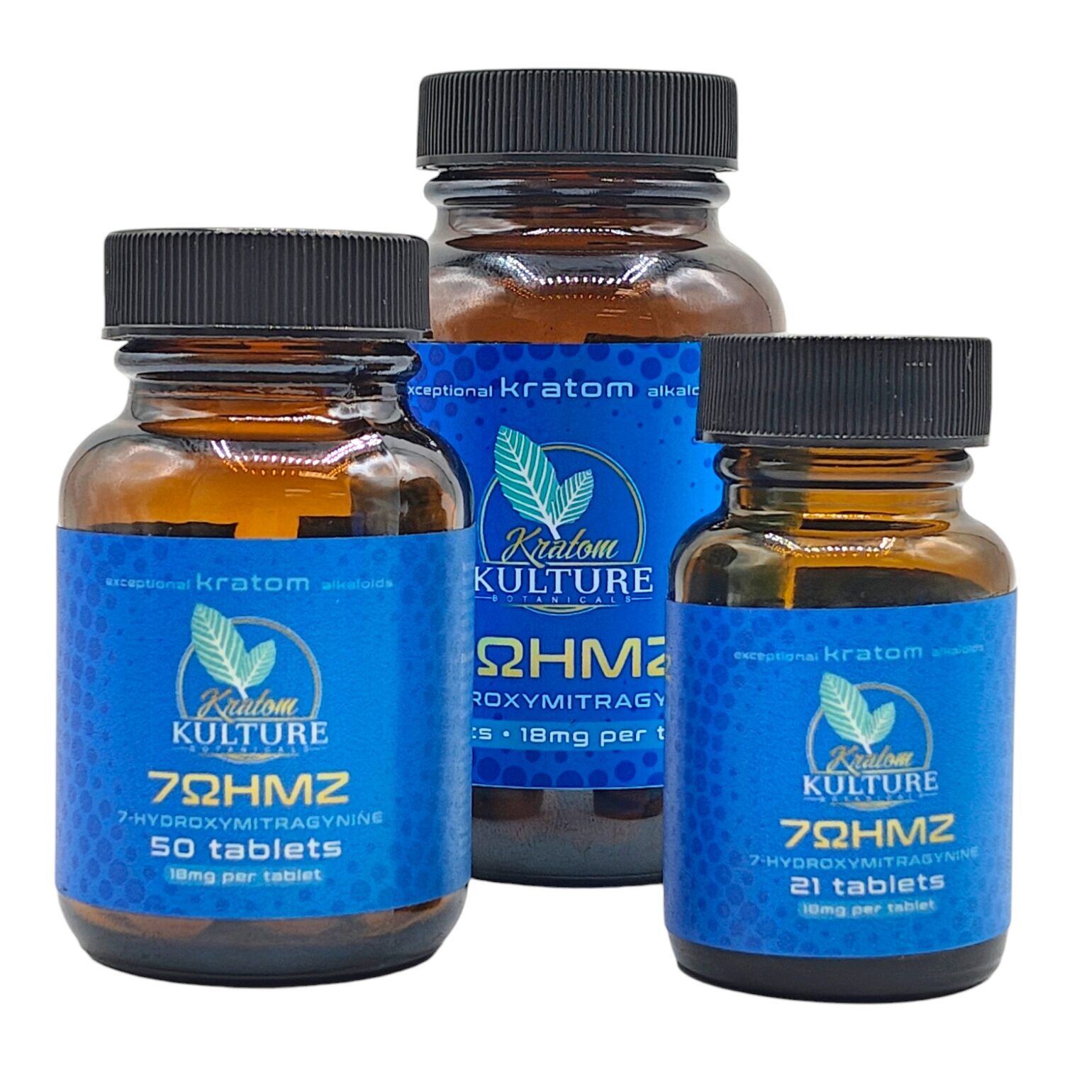 Kratom Kulture 7OHMZ Tablets 18mg | Image 5 | Kratom Kulture 7OHMZ Tablets 18mg