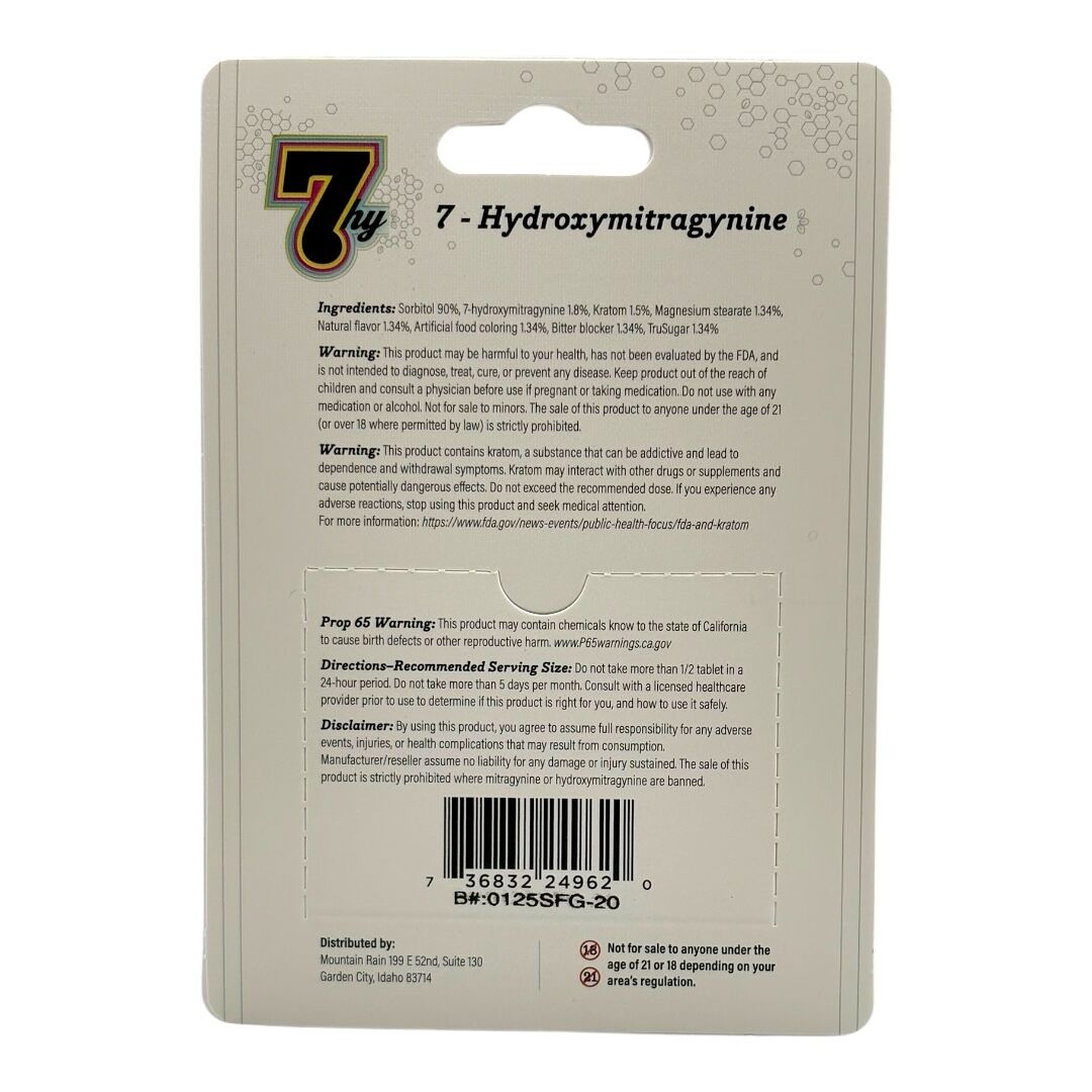 7 HY Tablets 20mg | Image 4 | 7 HY Tablets 20mg