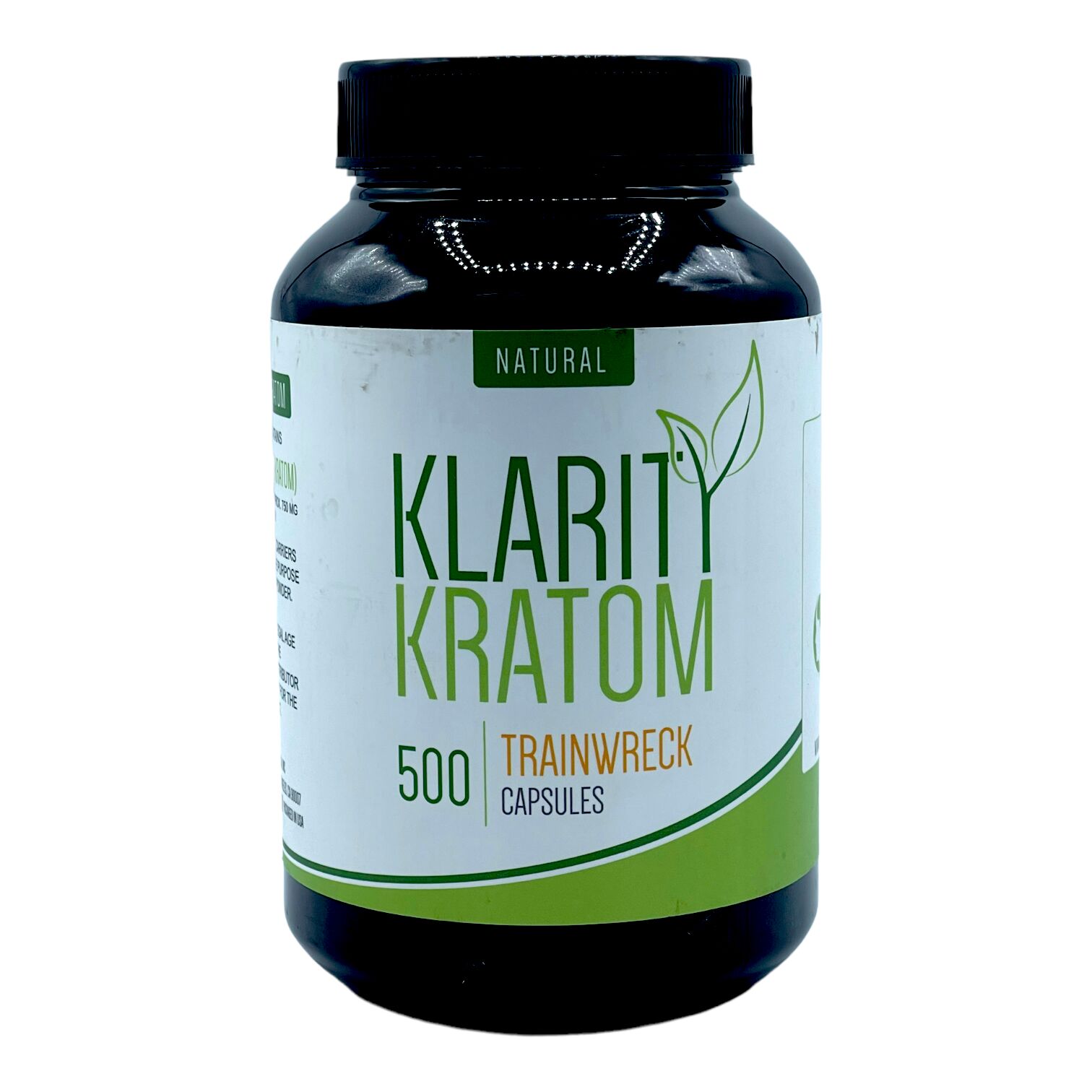 KLARITY Trainwreck Kratom Capsules | Image 1 | KLARITY Trainwreck Kratom Capsules