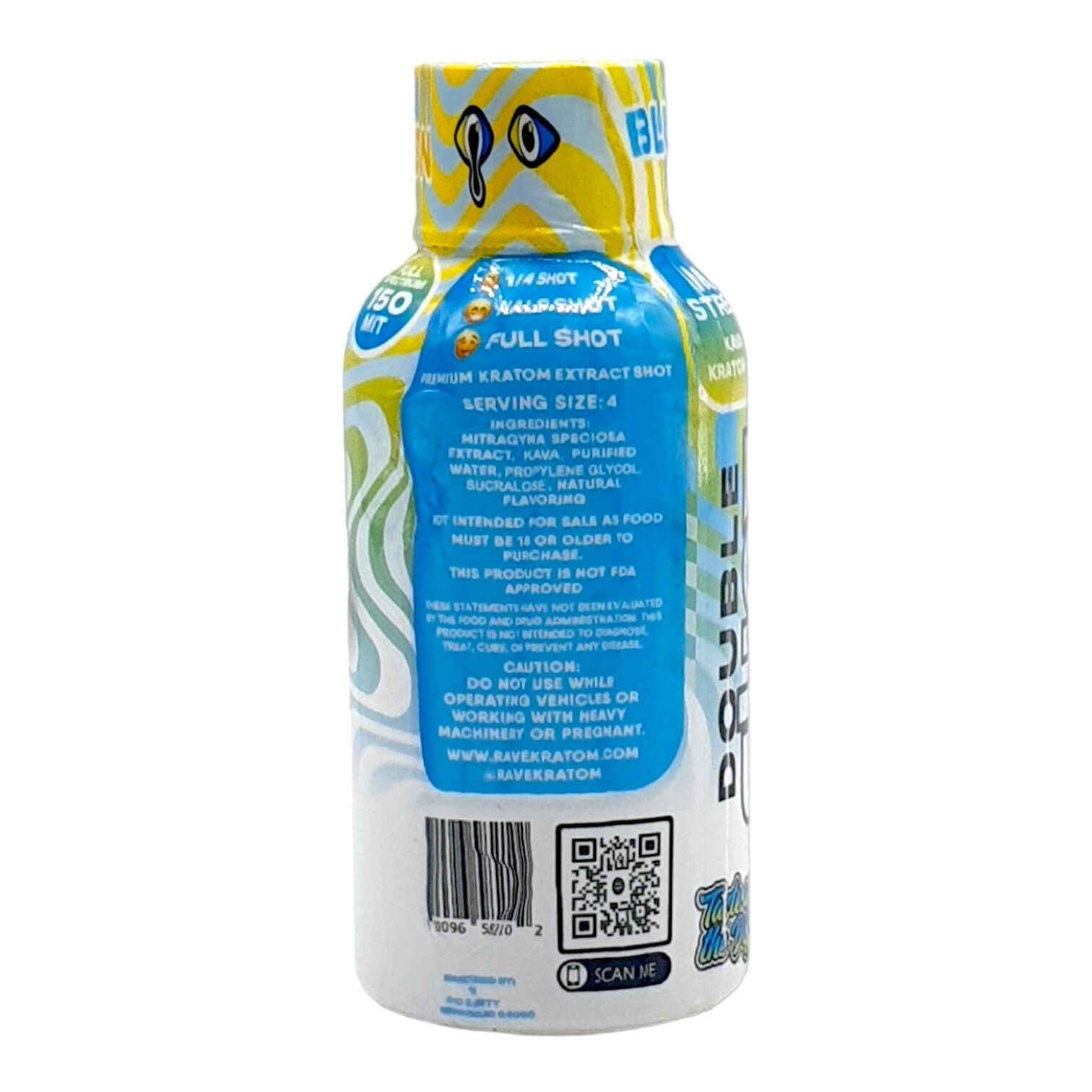 Rave Kratom Kava Numb Shot, 150mg, 60mL | Image 4 | Rave Kratom Kava Numb Shot, 150mg, 60mL