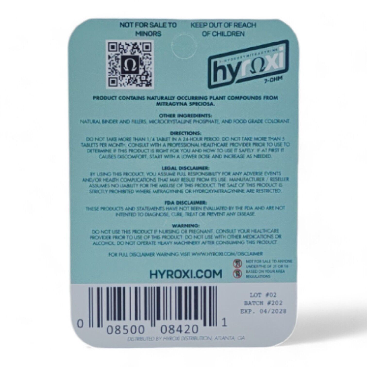 HYROXI Advanced Kratom Tablets | Image 5 | HYROXI Advanced Kratom Tablets