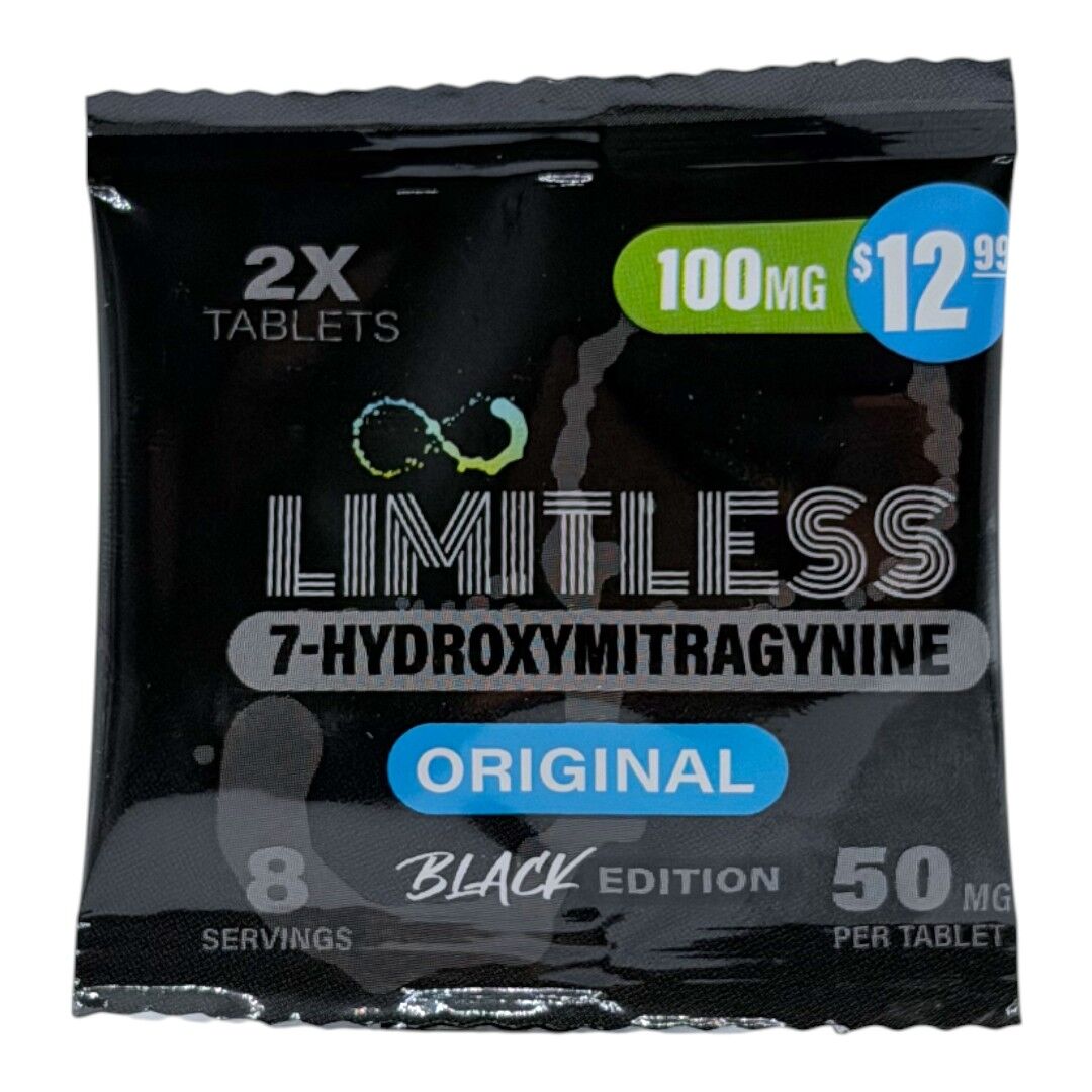 Limitless Black Edition 7-OH Tablets 50mg | Image 3 | Limitless Black Edition 7-OH Tablets 50mg