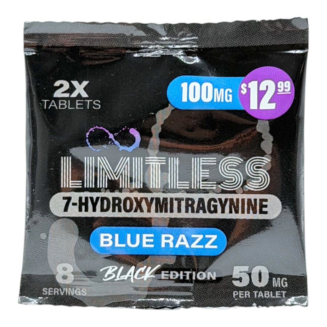 Limitless Black Edition 7-OH Tablets 50mg | Image 2 | Limitless Black Edition 7-OH Tablets 50mg