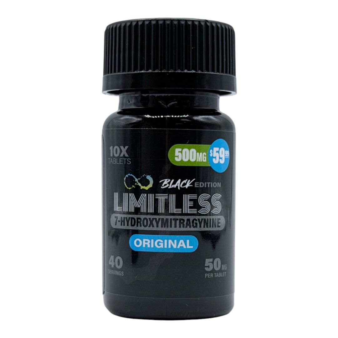 Limitless Black Edition 7-OH Tablets 50mg | Image 7 | Limitless Black Edition 7-OH Tablets 50mg