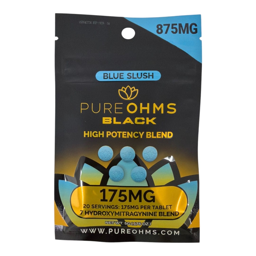 PURE OHMS Black 7-OH Flavored Tablets 175mg x 5ct | Image 7 | PURE OHMS Black 7-OH Flavored Tablets 175mg x 5ct