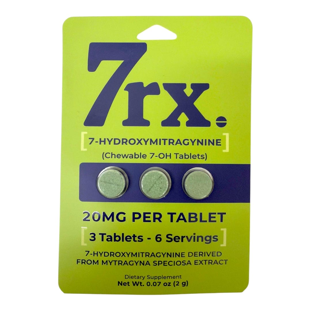 7rx 7-OH Tablets, 20mg x 3ct | Image 1 | 7rx 7-OH Tablets, 20mg x 3ct