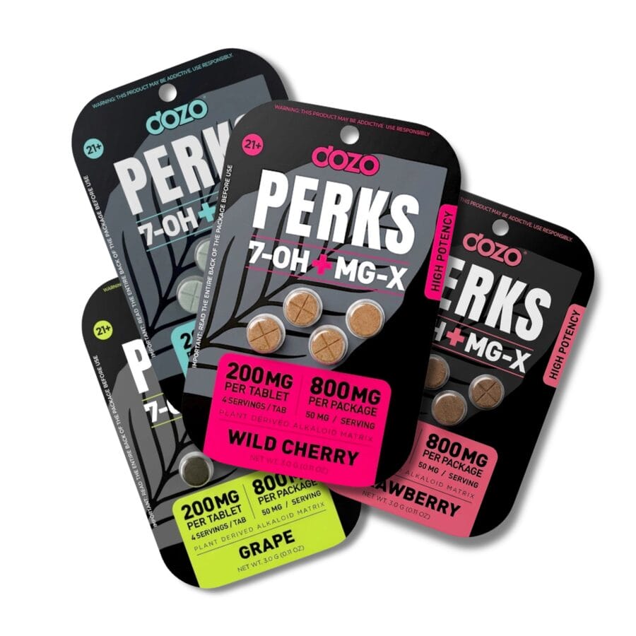 DOZO Perks MG-X + 7OH Tablets | Image 1 | DOZO Perks MG-X + 7OH Tablets