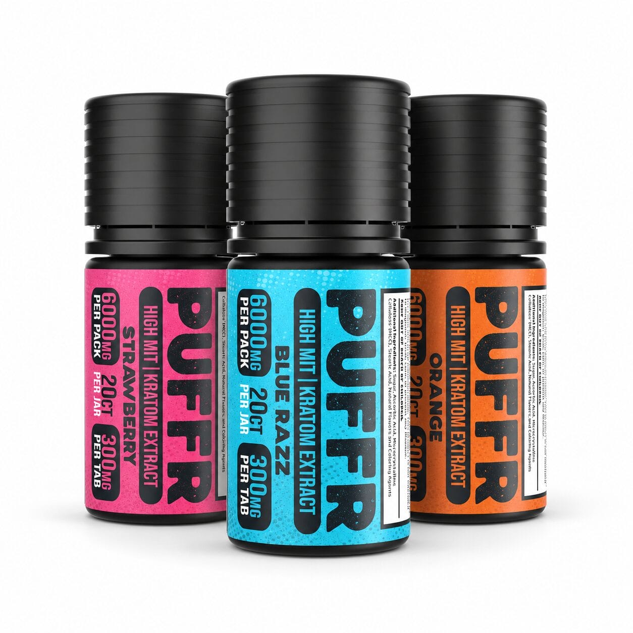 PUFFR - High-MIT flavored kratom extract, 300mg/tab | Image 1 | PUFFR – High-MIT flavored kratom extract, 300mg/tab